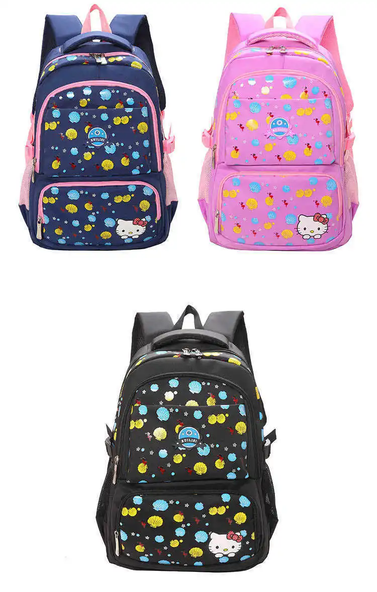 Школьные рюкзаки для подростков Mochila школьная сумка для ноутбука 1-6 лет милая девушка корейский стиль классический панельный Оксфорд молния
