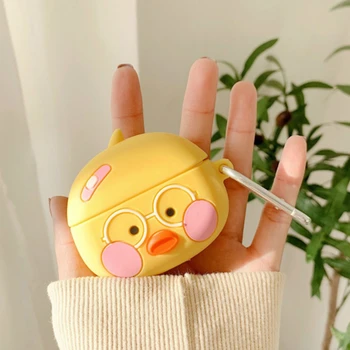 

3D Earphone Case For Airpods Pro Case Silicone Crocodile Cartoon Headphone/Earpods Cover For Apple Air pods Pro 3 Case Keychain