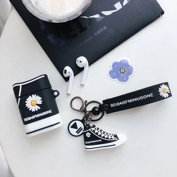 

Fragment Daisy canvas shoes Wireless Bluetooth Headset Cover Earphone Case For AirPods Pro 1 2 Luxury dragon Peaceminusone