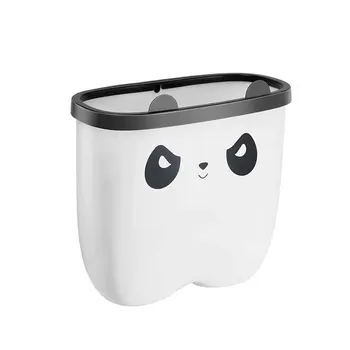 

Hanging Trash Can PP Wall Mounted Portable Small Folding Waste Bin Kitchen Cabinet Door Hanging Garbage Bin 1pcs