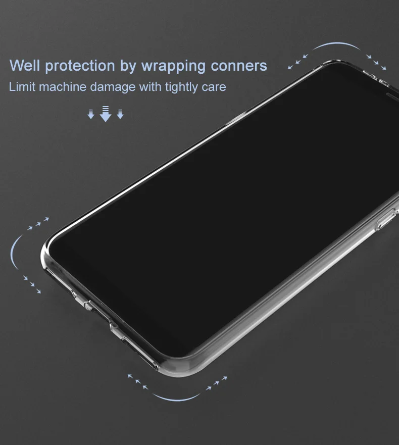 IMAK мягкие прозрачные чехлы из ТПУ для huawei P Smart Z, прозрачный силиконовый чехол для телефона, силиконовая задняя крышка, полная защита, облегающие накладки
