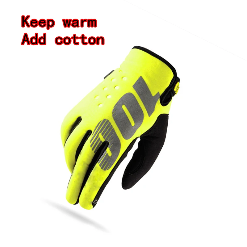 Winter Gloves MTB Bike Keep Warm Cycling Outdoor Motorcycle Shockproof Non-slip Mountain | Спорт и развлечения