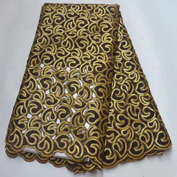 

Latest Fashion Organza Lace Fabric with Sequins High Quality African Lace Fabric Sequence Lace Fabric for Party Dress A4521