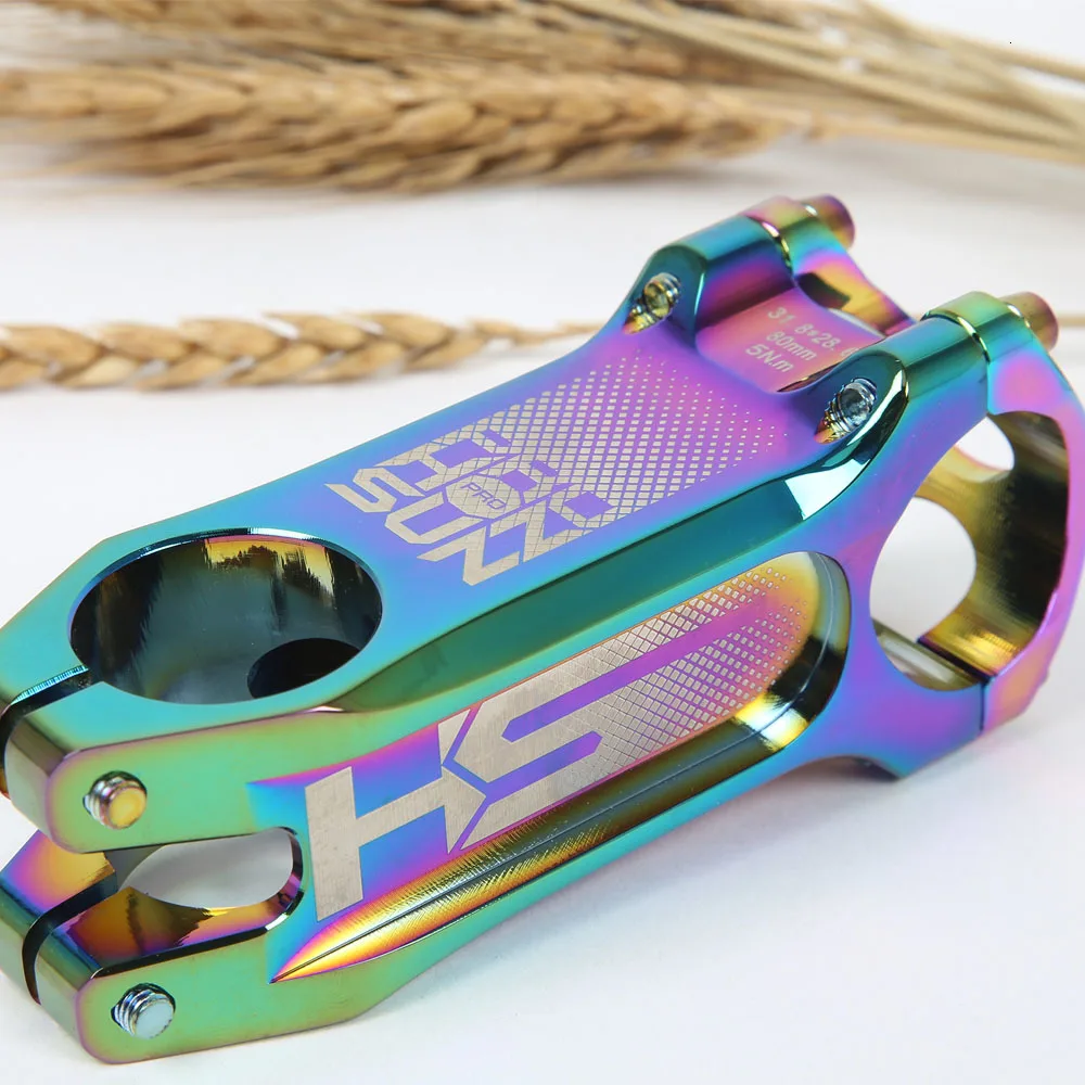HONSUN PRO MTB дорожный велосипед T6 Цветной алюминиевый сплав для велосипедного руля с ЧПУ стержень 0°31. 8*28,6*80 мм 5 цветов на выбор