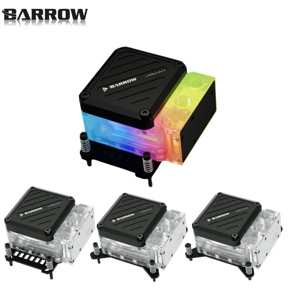 BarrowINTELX99X299AMDplatformPOMAcrylicCPUwaterblock10wpump