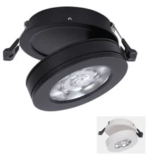 LukLoy СВЕТОДИОДНЫЙ ПОВОРОТНЫЙ потолочный прожектор встроенный Поворотный прожектор 3 5 10 Вт COB складной потолочный светильник контурный светодиодный прожектор