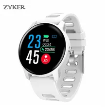 ZYKER Bluetooth Waterproof Smart Watch Heart Rate Monitor smartwatch Sport Bluetooth Smartwatch Activity Fitness tracker Watch origianl garmin vivoactive hr smart watch bluetooth 4 0 waterproof smartwatch heart rate monitor wristband gps