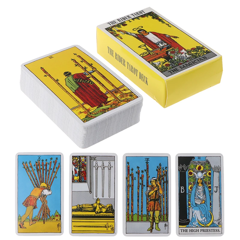 

Full English Radiant Rider Wait Tarot Cards Factory Made High Quality Smith Tarot Deck Board Game Cards