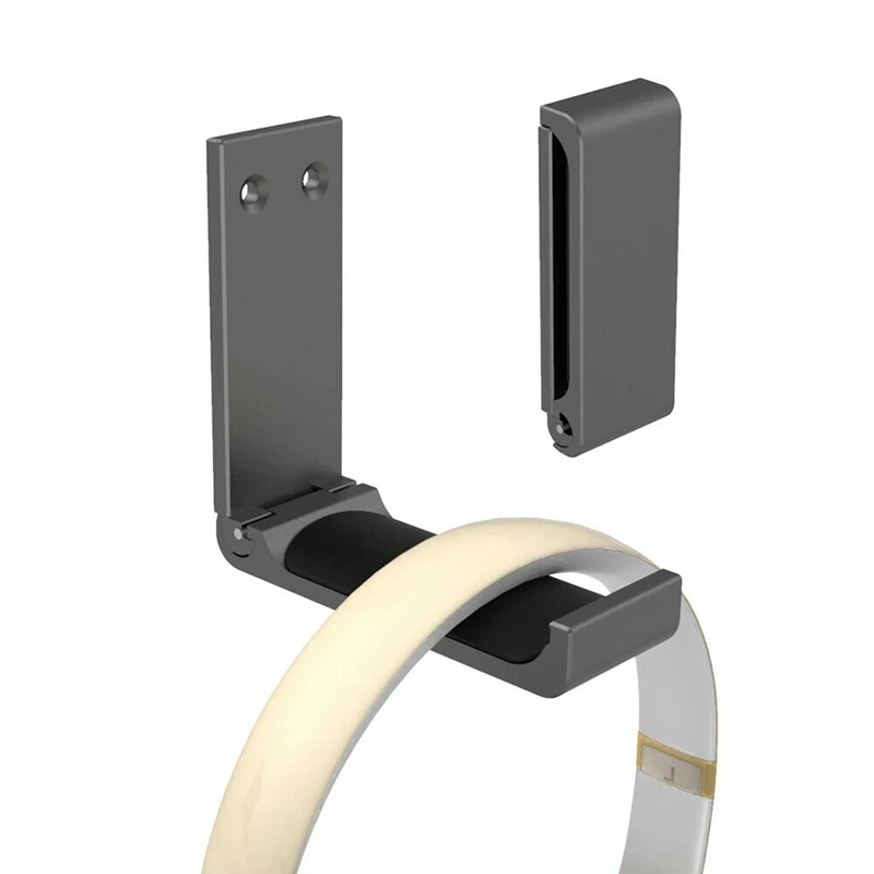 Foldable Universal Headset Headphone Hanger Hook Holder Under Desk