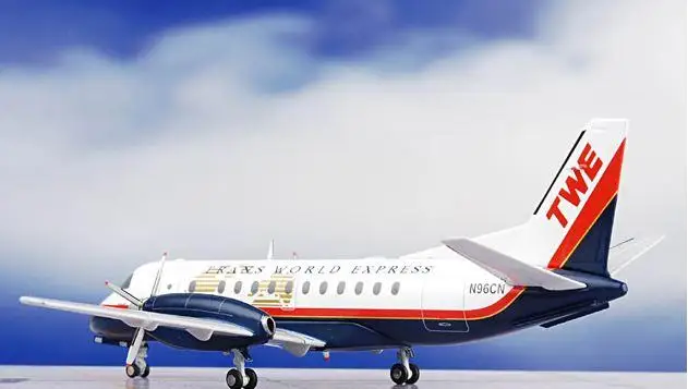 Herpa Wings USA SAAB 340 Транс мир экспресс авиалиний N96CN 1/200 литая под давлением модель самолета