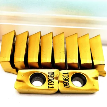 

APMT1604 PDER TT9080 20PCS Carbide Insert Turning tools apmt1604 Coating CVD+PVD Cutting tools for lathe Mill CNC milling cutter