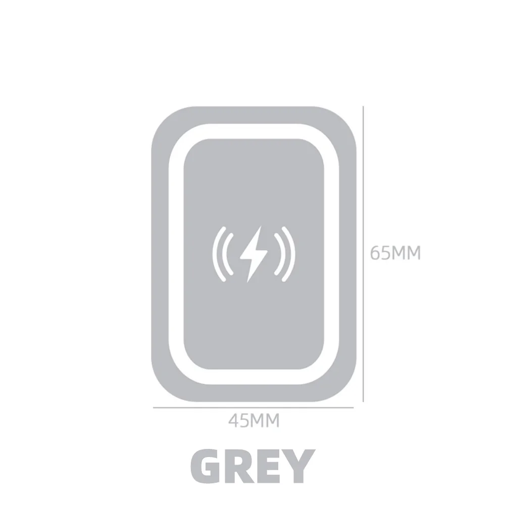 Sleek Metal Plate for Magnetic Car Mounts - Wireless Charging Compatible