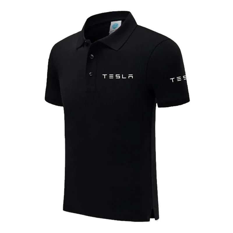Мужские рубашки поло Tesla для мужчин Desiger Поло мужская рубашка с коротким рукавом Одежда jerseyssic мужские брендовые рубашки поло