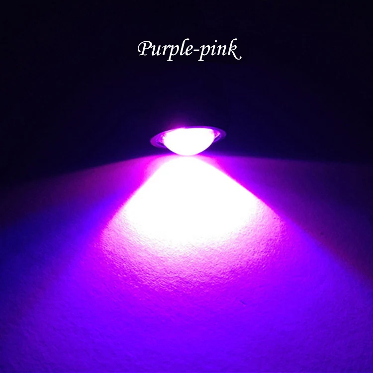 Nlpearl 1 шт 9W 18 мм светодиодный орлиный глаз Габаритные огни для автомобилей заднего хода парковочная сигнала COB светодиодный лампы дневного света 12V - Цвет: 1pcs pink-purple