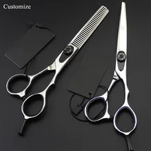 Японские Стальные ножницы для стрижки волос 5,5& ", на заказ, парикмахерские ножницы makas, филировочные ножницы, парикмахерские ножницы