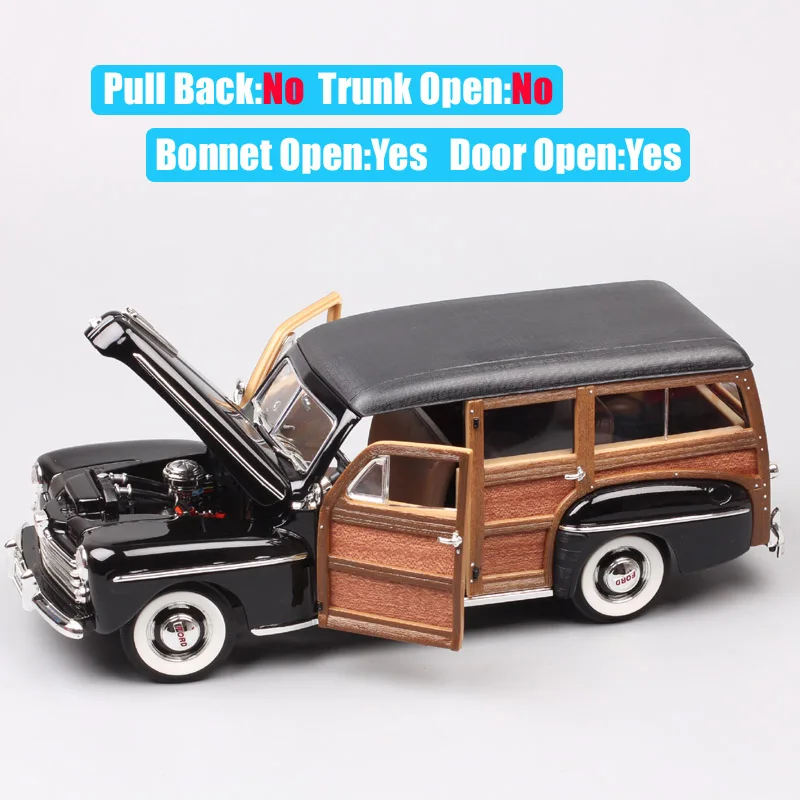 Большие винтажные весы для серфинга Ford woodie Woody metal модель 1948 Super De Luxe игрушки и