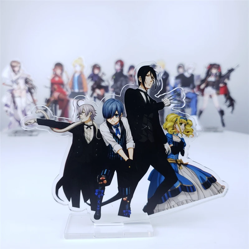 Подставка с мультяшным рисунком черного Батлера акриловый аксессуар для косплея