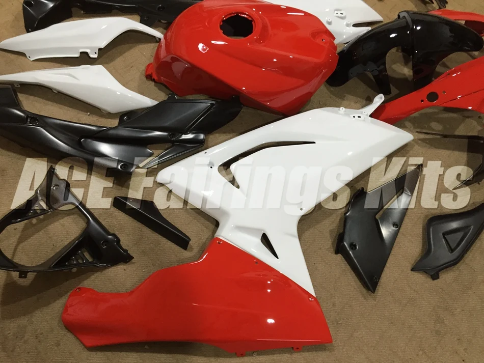 Литья под давлением обтекатель комплект подходит для Aprilia RS125 06 07 08 09 10 11 RS4 РСВ 125 2006-2011 Обтекатели глянцевый красный белый