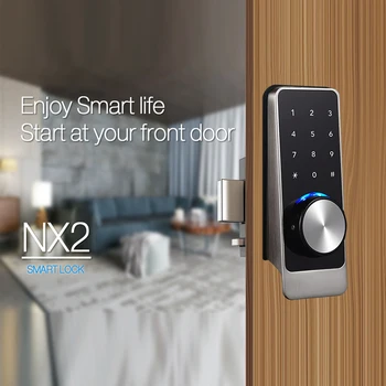 

Waterproof Electrinic Door Lock Wifi Smart Lock Remote Control Keypad Rfid Digital Door Lock Tuya APP/ Smart LifeAPP wodden lock