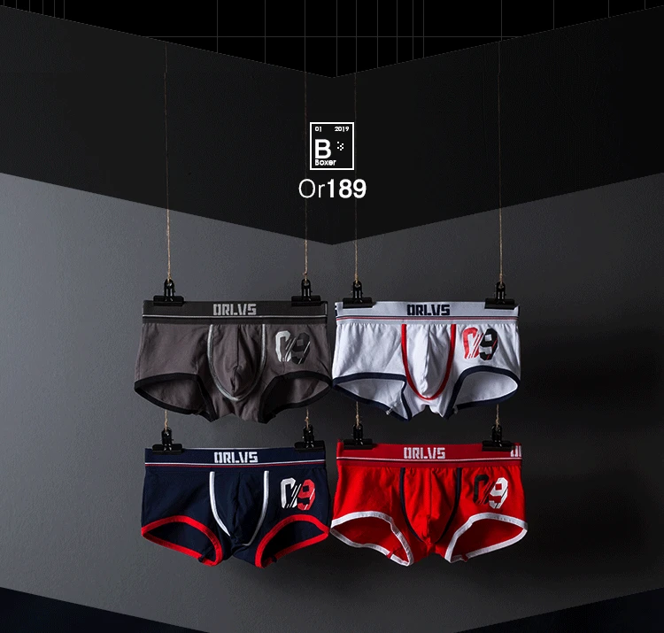 ORLVS бренд сетки Мужское нижнее белье мужские трусы cueca tanga Ropa Interior Hombre мужские трусы боксерские шорты calzoncillo OR189