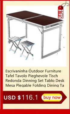 Escrivaninha уличная мебель Tafel Tavolo piegevole Tisch Redonda обеденный набор стол Меса складывающийся обеденный стол