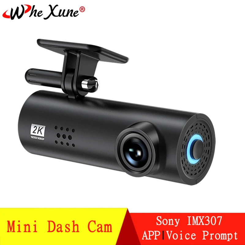 WHEXUNE V48 Pro Dash Cam Видеорегистраторы для автомобилей Камера приложение Wi Fi &