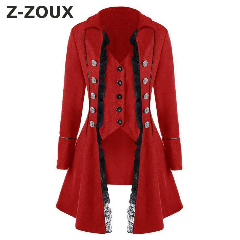 Z-ZOUX Women Coat Retro Jacket Long Sleeve Single Breasted Ladies Jackets Loose Woman Tops Autumn Winter 2019 Fashion | Женская одежда