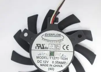 

T127010DH 65mm 40x40x40mm 12V 0.35A 3Wire 3Pin For Graphics Card Cooler Cooling Fan
