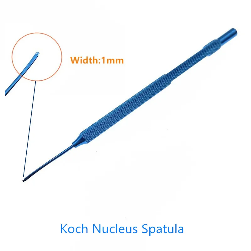 

Koch Nucleus Spatula Hook Ophthalmic Hooks Titanium Veterinary Surgical Instrument