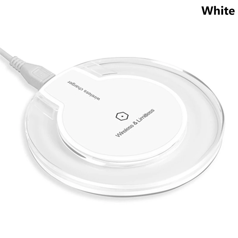 Тегеран Быстрое беспроводное зарядное устройство для iPhone X XS 11 pro 8 Кристалл USB Qi зарядное устройство для samsung S8 S9 Note 9 телефон Беспроводное зарядное устройство - Цвет: White