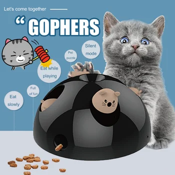 

Creative Mice Foraging Cat Toy For Kitten Pet Interactive Developmental Toys Leaking Food Ball Pet Cat Dog Supplies New