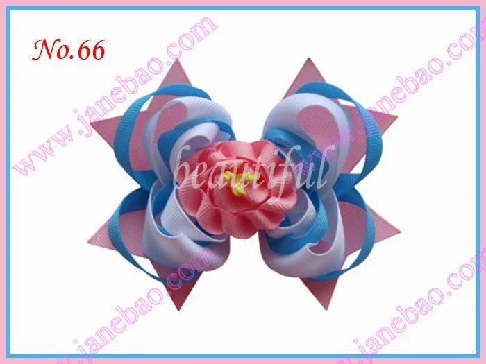 25 шт Девушки Романтические банты для волос Kanzashi бутик заколки для волос Популярные Девушки аксессуары для волос