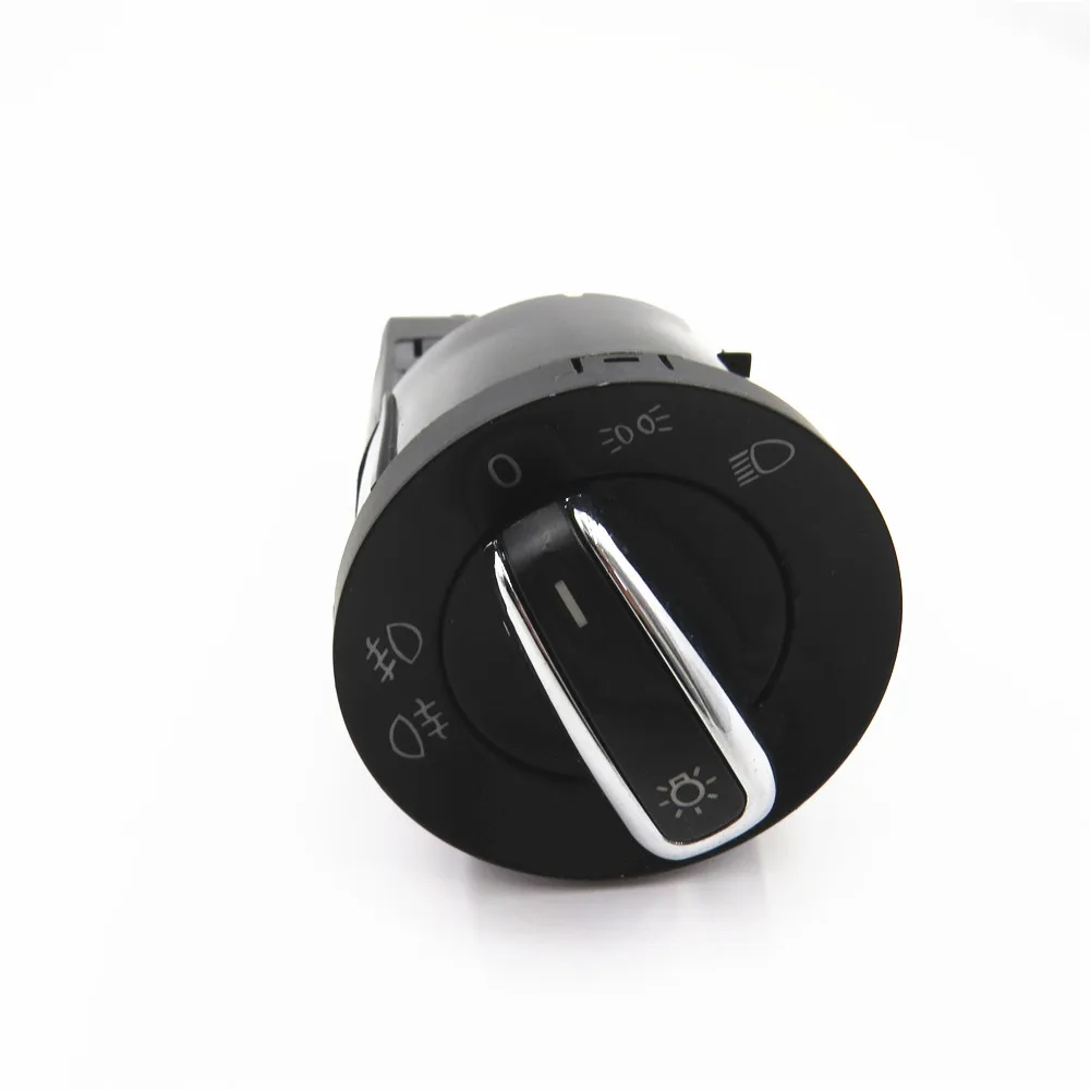 

1Pcs 3BD941531A Chrome Headlight Light Switch Control Button For VW Jetta Mk4 MK5 Passat B5 Beetle Bora Golf 3BD 941 531A