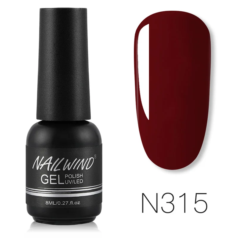 RE11-N315 NAILWIND набор УФ-гелей для ногтей, гибридный лак для маникюра, Полупостоянный УФ светодиодный Гель-лак, базовый топ, художественный Гель-лак для ногтей - Цвет: RE11-N315