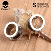 Casvort Stainless Steel Ear Plugs Body Piercing Screw Tunnels Stretchers Fashion Jewelry Earrings Expander For Gift 2PCS ► Photo 2/6