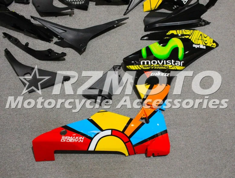 Injection Mold New ABS Fairings kit Fit for Aprilia RSV4 1000 2009- 09 10 11 12 13 14 Custom Free yellow black
