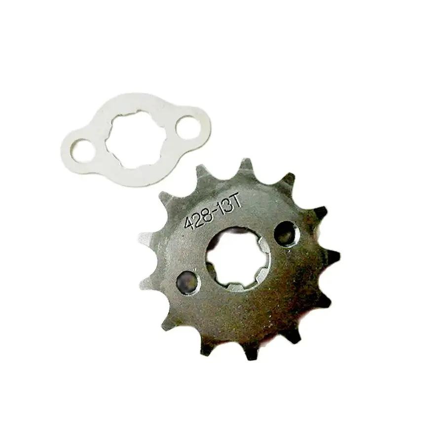 

428 13 T Tooth 17mm Front Engine Sprocket for 50cc 70cc 90cc 110cc 125cc Taotao Dirt Pit Bike ATV Quad Buggy Scooter Motorcycle