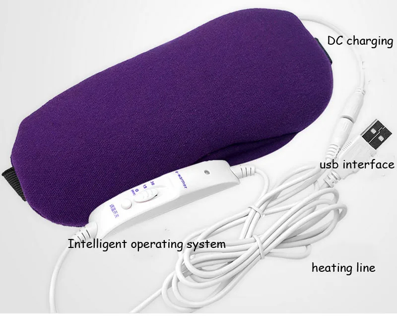 Модная физиотерапия теплый глаз USB паровой Лавандовая ароматерапия очки дальняя инфракрасная забота о здоровье глаз согревающая маска