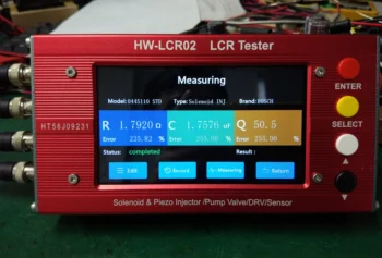 

Latest LCR Digital Bridge LCR02 Test Resistance Inductance Capacitance Electromagnetic& Piezoelectric Injector Metering Unit DRV