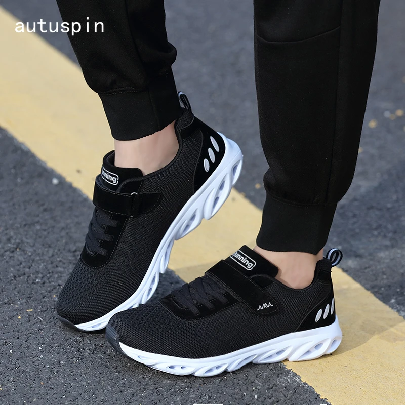 

Autuspin Cushion Men's Sneakers Light Weight Outdoor Running Shoes Men Breathable Air Mesh Comfortable Trainers Male Sports Shoe