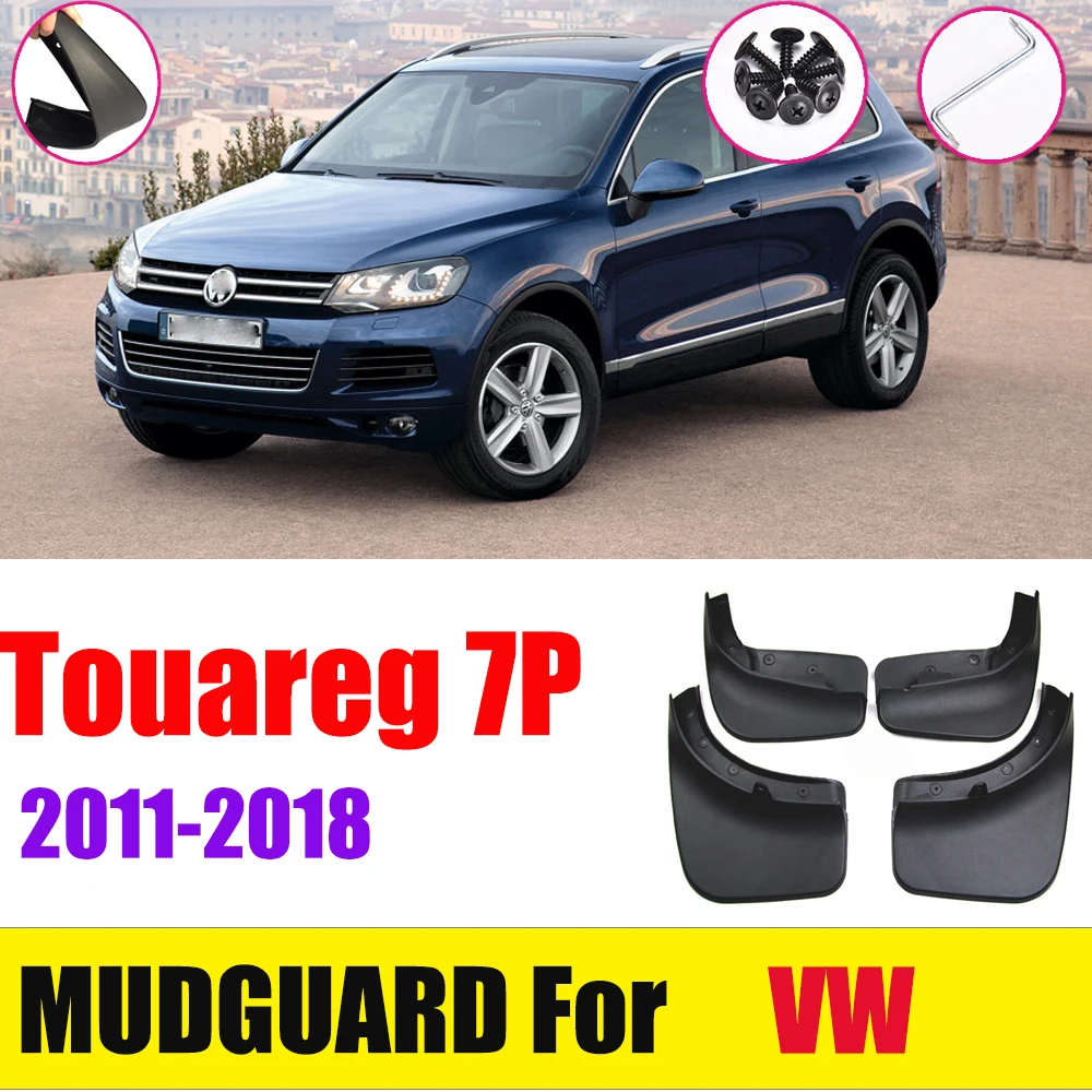 4 шт. автомобиль брызговики спереди и сзади арок Брызговики для Volkswagen VW Touareg 7P 2011- Брызговики 2011 2012 2012