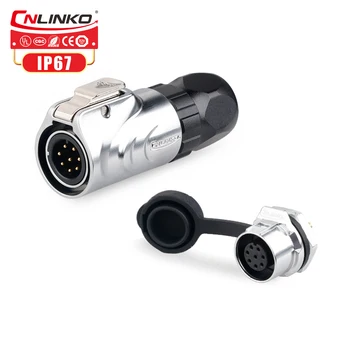 

CNLINKO M12 8pin Connector Electronics Industrial Plug Sockets Sealed Waterproof IP67 Welding Cable Wire 8 Pins Aviation Adapter