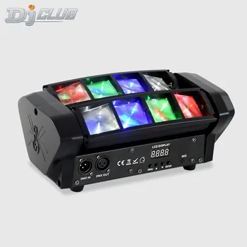 

Mini Spider Light Beam Moving Head Led Spot Light 8X6W Rgbw Beam Light Dj Lights Equipment