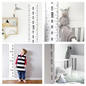 

Scandinavian Style Baby Child Kids Height Ruler Growth Size Chart Height Measure Ruler Wall Sticker For Room Home Decoration INS
