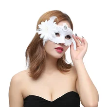Сексуальная Женская маскарадная пластиковая Цветочная маска для праздника вечеринки выпускного вечера Mardi Gras JS24