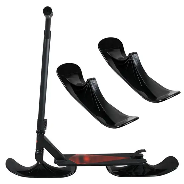 US $5.60 2Pcs Ski Sleigh Accessories Winter Snow Scooter Ski Sled Childrens Dualuse Ski Twoinone Scooter