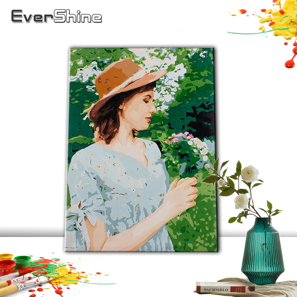 Evershine фото на заказ DIY масляная краска по номерам наборы холст Рисование картина по номерам хобби искусство подарок украшение дома