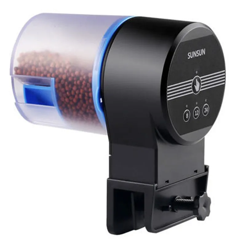 

SUNSUN Automatic Feeder Aquarium Koi Goldfish Aquarium Smart Timing Auto Fish Feeder Timer Food Feeding 8/12/24hour Timer Feedin