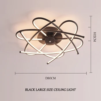 

Modern and Fashionable LED Chandelier Ac90v-260v Lamp for Living Room and Bedroom App Control Home Decor Lighting Fixtures Room