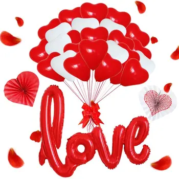 

Heart Shaped Balloon kit wedding balloons decorations Valentines-Day Party Supplies